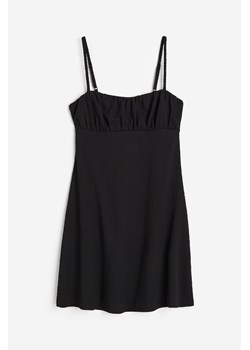 H & M - Sukienka z kreszowanego dżerseju - Czarny ze sklepu H&M w kategorii Sukienki - zdjęcie 173559254