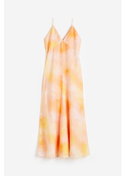 H & M - Trapezowa sukienka z domieszką modalu - Pomarańczowy ze sklepu H&M w kategorii Sukienki - zdjęcie 173559322