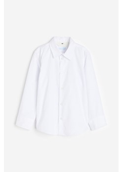 H & M - Szkolna koszula easy-iron - Biały ze sklepu H&M w kategorii Koszule chłopięce - zdjęcie 173559331