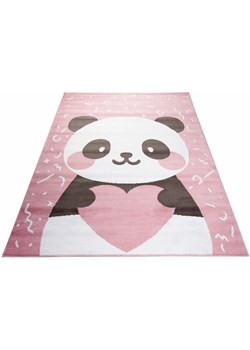Różowy dywan z pandą do pokoju dziecięcego K3-F93 - id: 34374 - marki Profeos - 173559774 Różowy dywan z pandą do pokoju dziecięcego K3-F93 ze sklepu Edinos.pl w kategorii Dywany - zdjęcie 173559774