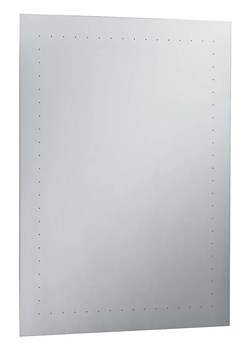 Łazienkowe wiszące lustro z oświetleniem LED 60 x 80 cm D0-T21 ze sklepu Edinos.pl w kategorii Lustra - zdjęcie 173559934
