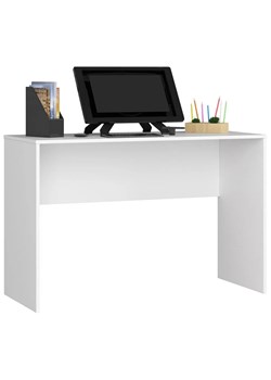 Białe biurko komputerowe klasyczne - Klemin 3X ze sklepu Edinos.pl w kategorii Biurka i sekretarzyki - zdjęcie 173560204
