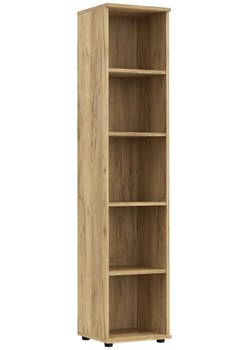 Otwarty regał biurowy dąb craft - Etop ze sklepu Edinos.pl w kategorii Regały i witryny - zdjęcie 173560322