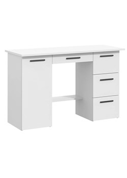 Białe biurko z szufladami - Elefro ze sklepu Edinos.pl w kategorii Biurka i sekretarzyki - zdjęcie 173560410