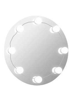 Ścienne okrągłe lustro LED 50cm G6-W49 ze sklepu Edinos.pl w kategorii Lustra - zdjęcie 173560663