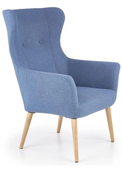 Fotel uszak wypoczynkowy Devan - niebieski ze sklepu Edinos.pl w kategorii Fotele - zdjęcie 173561010