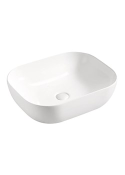 Biała umywalka nablatowa ceramiczna - Pavona 2X ze sklepu Edinos.pl w kategorii Łazienka - zdjęcie 173561041