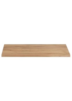 Prostokątny blat łazienkowy - Lunios 10X Dąb 80 cm ze sklepu Edinos.pl w kategorii Szafki i regały łazienkowe - zdjęcie 173561043