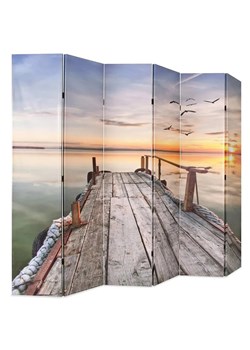 Wewnętrzny parawan z nadrukiem jeziora 228 x 170 cm D0-N88 ze sklepu Edinos.pl w kategorii Meble - zdjęcie 173561231