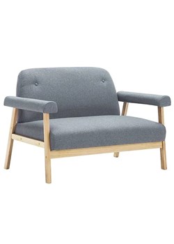 Tapicerowana sofa 2-osobowa Uxis 2G - jasny szary ze sklepu Edinos.pl w kategorii Sofy i kanapy - zdjęcie 173561711