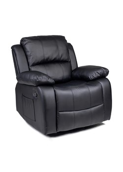 Czarny rozkładany fotel masujący - Tryton 3X ze sklepu Edinos.pl w kategorii Fotele - zdjęcie 173562104