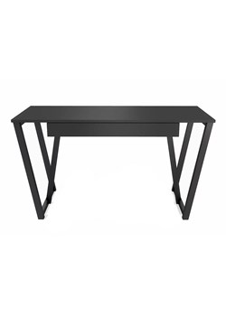 Czarne minimalistyczne biurko z szufladą Molly 3X ze sklepu Edinos.pl w kategorii Biurka i sekretarzyki - zdjęcie 173562234