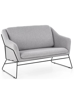 Sofa dwuosobowa Morra 4X - popielata ze sklepu Edinos.pl w kategorii Sofy i kanapy - zdjęcie 173562271