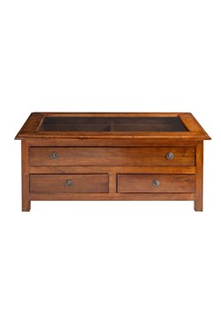 Ława Mahika  95x60x40cm brown ze sklepu dekoria.pl w kategorii Stoliki kawowe - zdjęcie 173563272