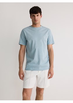 Reserved - T-shirt regular z nadrukiem - jasnoniebieski ze sklepu Reserved w kategorii T-shirty męskie - zdjęcie 173563992