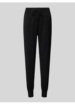 Spodnie od piżamy o kroju regular fit z tunelem model ‘Johanne’ ze sklepu Peek&Cloppenburg  w kategorii Piżamy damskie - zdjęcie 173565880