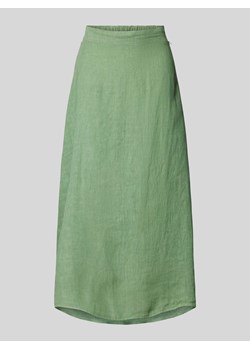 Spódnica lniana z elastycznym pasem ze sklepu Peek&Cloppenburg  w kategorii Spódnice - zdjęcie 173565900