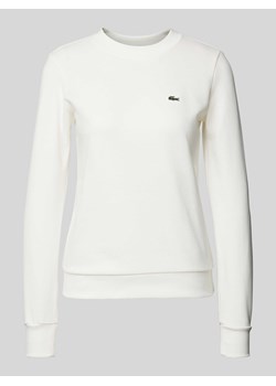 Bluza w jednolitym kolorze z prążkowanymi wykończeniami ze sklepu Peek&Cloppenburg  w kategorii Bluzy damskie - zdjęcie 173565990