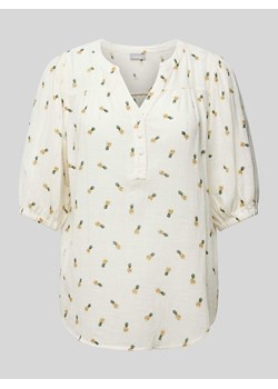 Bluzka z rękawem o dł. 3/4 model ‘Bobbi’ ze sklepu Peek&Cloppenburg  w kategorii Bluzki damskie - zdjęcie 173565994