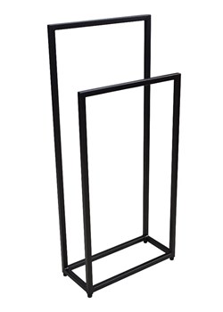 Czarny industrialny stojak na ręczniki 45 cm S7-N27 - id: 27261 - marki Elior - 173567552 Czarny industrialny stojak na ręczniki 45 cm S7-N27 ze sklepu Edinos.pl w kategorii Łazienka - zdjęcie 173567552
