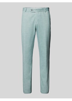 Spodnie do garnituru o kroju tapered fit z tkanym wzorem ze sklepu Peek&Cloppenburg  w kategorii Spodnie męskie - zdjęcie 173569200