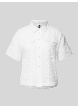 Bluzka z koronką szydełkową ze sklepu Peek&Cloppenburg  w kategorii Koszule damskie - zdjęcie 173569214