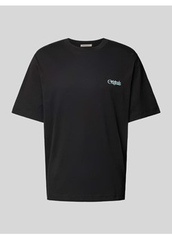 T-shirt z nadrukiem z logo model ‘TAORMINA’ ze sklepu Peek&Cloppenburg  w kategorii T-shirty męskie - zdjęcie 173569474