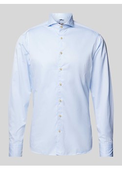 Koszula biznesowa o kroju regular fit z kołnierzykiem typu cutaway ze sklepu Peek&Cloppenburg  w kategorii Koszule męskie - zdjęcie 173569490
