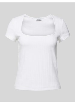 T-shirt z dekoltem w łódkę ze sklepu Peek&Cloppenburg  w kategorii Bluzki damskie - zdjęcie 173569523
