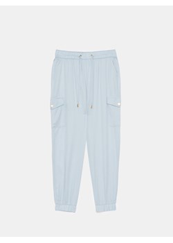 Mohito - Spodnie z lyocellu - błękitny ze sklepu Mohito w kategorii Spodnie damskie - zdjęcie 173569892