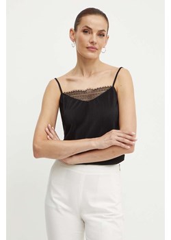 Morgan bluzka BAMBE kolor czarny gładka ze sklepu ANSWEAR.com w kategorii Bluzki damskie - zdjęcie 173570262