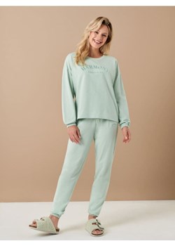 Sinsay - Piżama bawełniana - zielony ze sklepu Sinsay w kategorii Piżamy damskie - zdjęcie 173570604