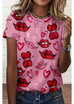 T-shirt VELELONA ze sklepu Ivet Shop w kategorii Bluzki damskie - zdjęcie 173570693