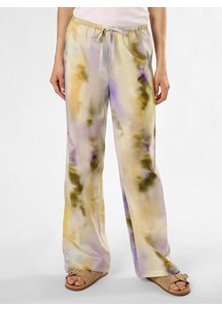 EDITED Spodnie - Eileen Kobiety Bawełna lila wzorzysty ze sklepu vangraaf w kategorii Spodnie damskie - zdjęcie 173570732
