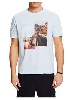 ESPRIT Koszulka w kolorze błękitnym ze sklepu Limango Polska w kategorii T-shirty męskie - zdjęcie 173573180