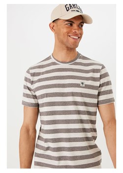 Garcia Koszulka w kolorze jasnobrązowo-kremowym ze sklepu Limango Polska w kategorii T-shirty męskie - zdjęcie 173573690