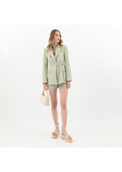 Wojas Masywne Beżowe Sandały Damskie Ze Skóry ze sklepu Wojas w kategorii Sandały damskie - zdjęcie 173574271