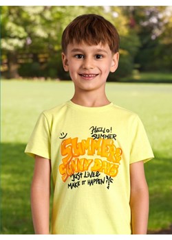 Sinsay - Koszulka z nadrukiem - żółty ze sklepu Sinsay w kategorii T-shirty chłopięce - zdjęcie 173576042