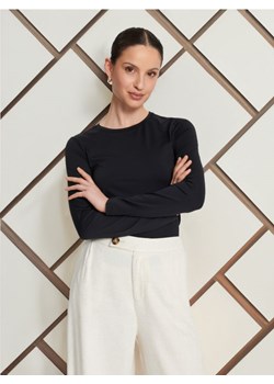 Sinsay - Koszulka z długimi rękawami - czarny ze sklepu Sinsay w kategorii Bluzki damskie - zdjęcie 173576061