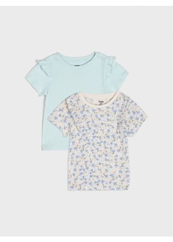 Sinsay - Koszulki 2 pack - kremowy ze sklepu Sinsay w kategorii Odzież dla niemowląt - zdjęcie 173576062