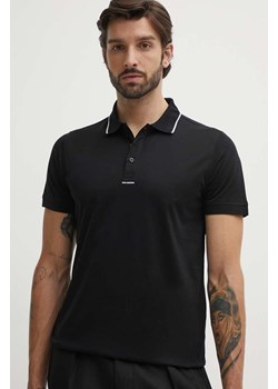 Karl Lagerfeld polo bawełniane kolor czarny gładki 542200.745002 ze sklepu ANSWEAR.com w kategorii T-shirty męskie - zdjęcie 173577282