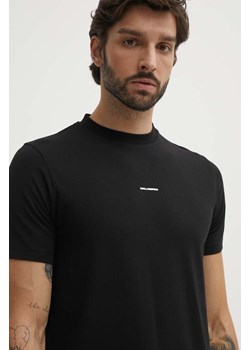 Karl Lagerfeld t-shirt męski kolor czarny z nadrukiem 542221.755057 ze sklepu ANSWEAR.com w kategorii T-shirty męskie - zdjęcie 173577353