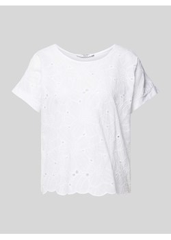 T-shirt z haftem angielskim model ‘La44rissa’ ze sklepu Peek&Cloppenburg  w kategorii Bluzki damskie - zdjęcie 173578133