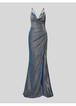 Sukienka wieczorowa z lejącym dekoltem ze sklepu Peek&Cloppenburg  w kategorii Sukienki - zdjęcie 173578154