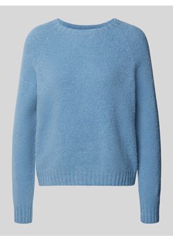 Sweter z dzianiny z okrągłym dekoltem model ‘GHIACCI’ ze sklepu Peek&Cloppenburg  w kategorii Swetry damskie - zdjęcie 173578220
