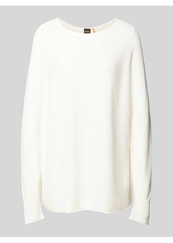 Sweter z dzianiny z okrągłym dekoltem model ‘Falandina’ ze sklepu Peek&Cloppenburg  w kategorii Swetry damskie - zdjęcie 173578261