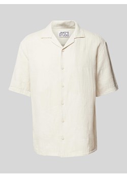 Koszula casualowa o kroju regular fit z obniżonymi ramionami ze sklepu Peek&Cloppenburg  w kategorii Koszule męskie - zdjęcie 173578284