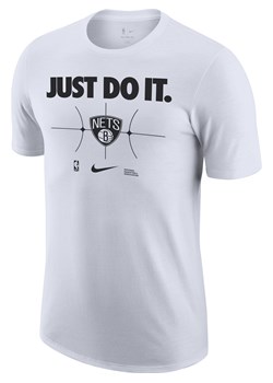 T-shirt męski Nike NBA Brooklyn Nets Essential - Biel ze sklepu Nike poland w kategorii T-shirty męskie - zdjęcie 173578431