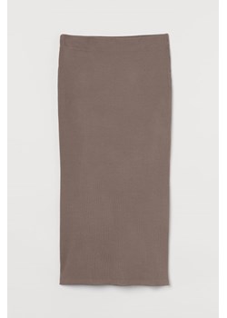 H & M - Spódnica w prążki - Beżowy ze sklepu H&M w kategorii Spódnice - zdjęcie 173578461
