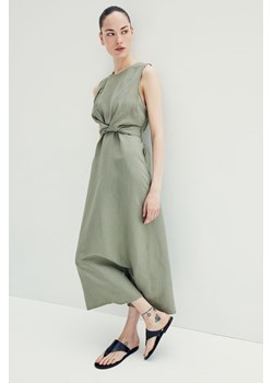 H & M - MAMA Sukienka z domieszką lnu - Zielony ze sklepu H&M w kategorii Sukienki - zdjęcie 173578513